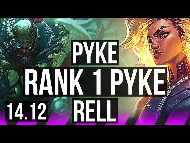 PYKE & Zeri vs RELL & Ashe (SUP) | Rank 1 Pyke, Rank 5, 6/0/3, Dominating | EUW Challenger | 14.12