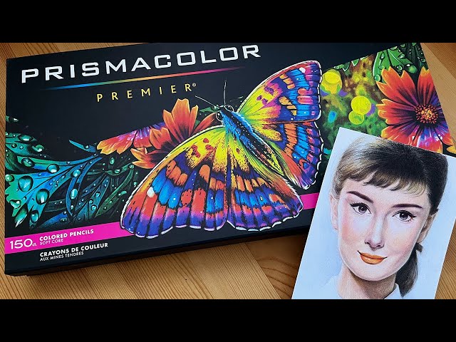 Prismacolor Premier Colored Pencils 150 Set (Unboxing/Swatches/ Drawing)