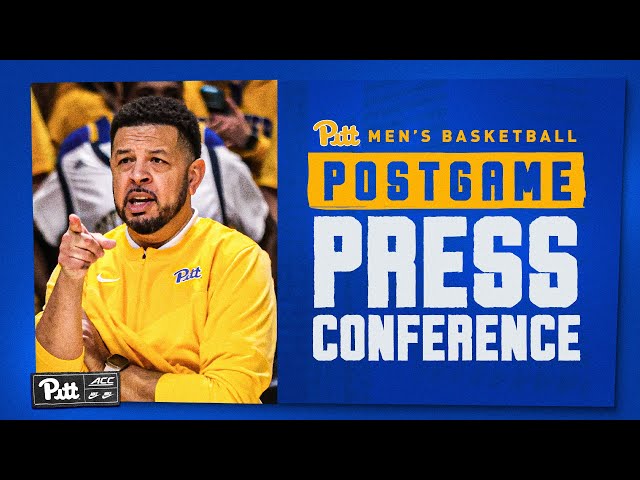 Pitt Men's Basketball | Postgame vs. North Carolina