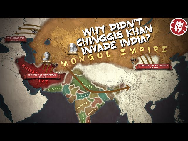 Why Didn't Chinggis Invade India? - Mongol History #shorts