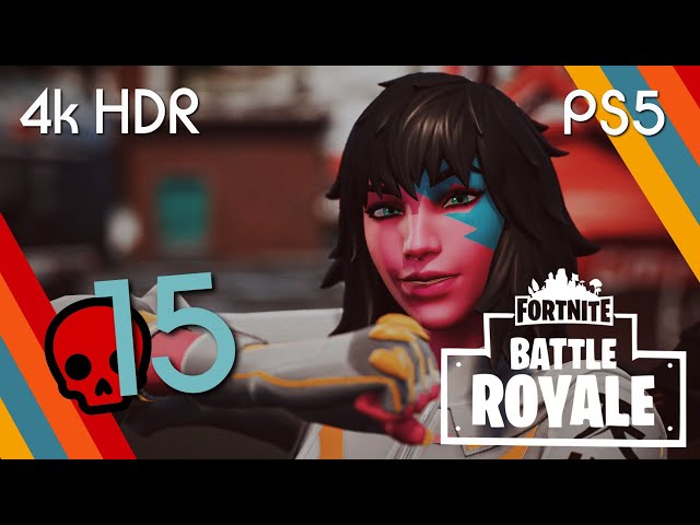 FORTNITE Battle Royale HARLOWE (Battle Pass) Skin Showcase PS5 Gameplay 4K HDR 60 FPS