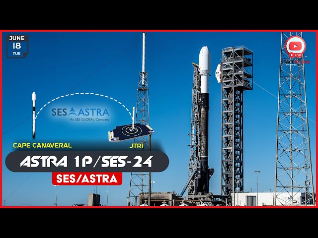 (Scrubbed Attempt) of SpaceX's 61st Launch of the Year | Astra 1P / SES-24 Mission from Florida