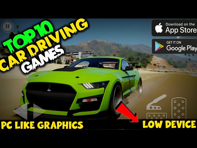 🛣️TOP 10 OPEN WORLD 🌍CAR DRIVING GAMES 📲HIGH GRAPHICS LOW END DEVICE 2024 |