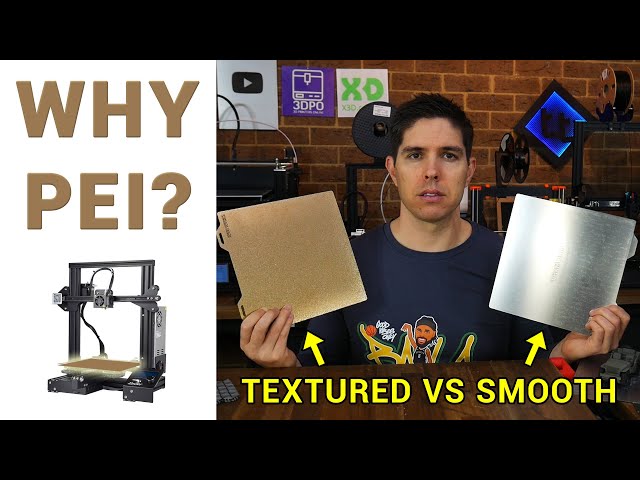Guide to PEI 3D printer beds: Why and when to use smooth vs textured
