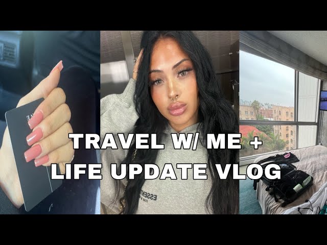 TRAVEL WITH ME , LIFE UPDATE, COME WITH ME TO GET MY EYEBROWS MICRO-BLADED (short workout routine)