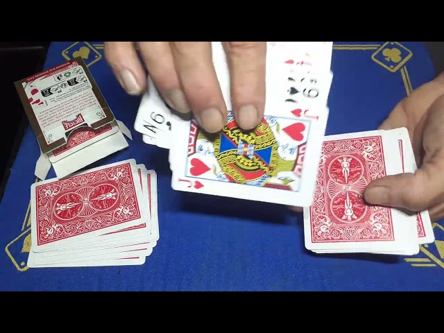 it's a any card at any number gimmick card trick tutorial
