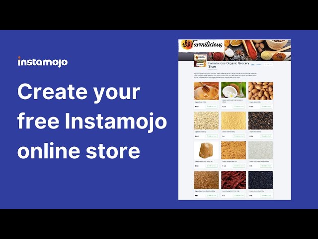 How to set up a free online store on Instamojo for small businesses