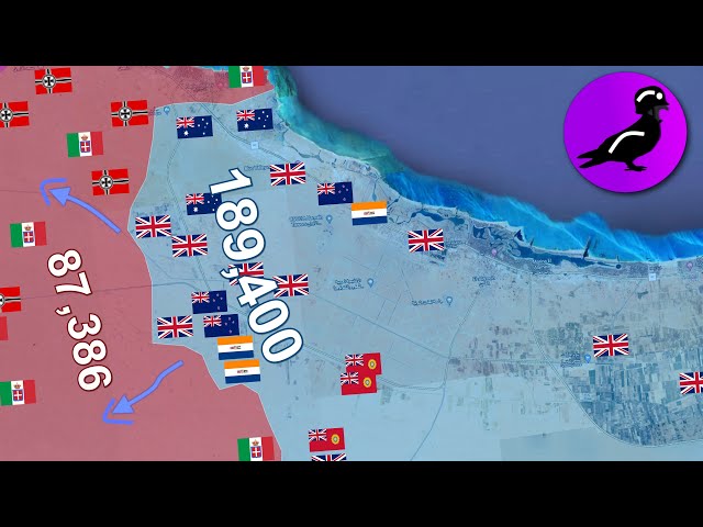 Second Battle of El Alamein in 45 seconds using Google Earth