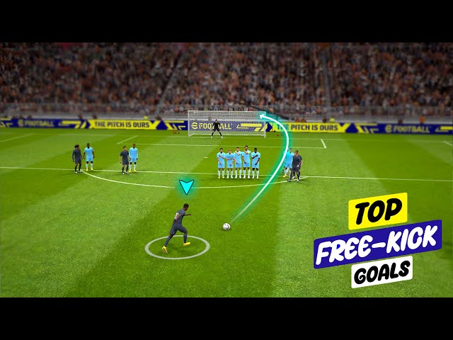 TOP FREE-KICK GOALS in efootball 2023 Mobile
