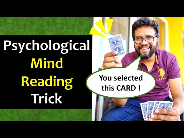 How Magicians Read Mind ? Part 6 | Psychological Mind Reading  | Learn Magic