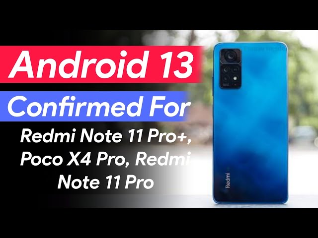Redmi Note 11 Pro Plus Miui 14 And Android 13 Update | Miui 14 Update For Redmi Note 11 Pro Plus