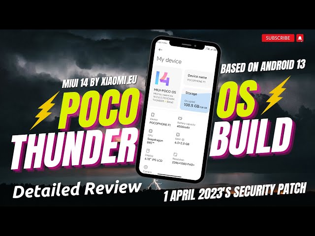 "Poco F1 MIUI 14 Thunder Beta 2 Build: Everything You Need to Know"