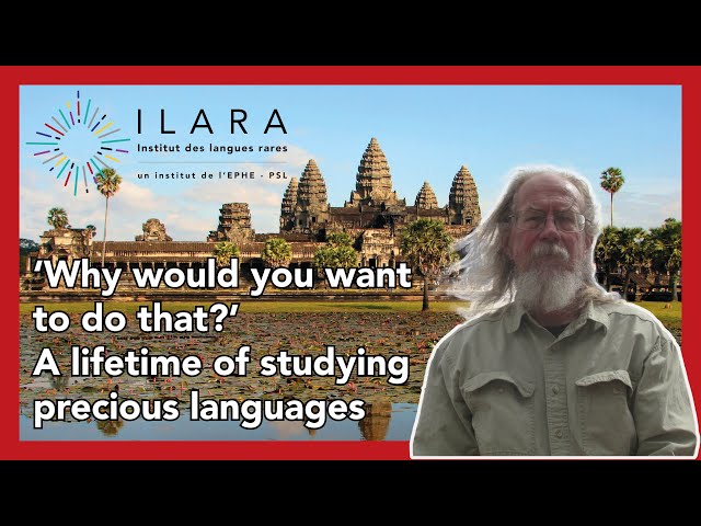 A lifetime of studying precious languages - Scott DeLancey - #Invitations | ILARA