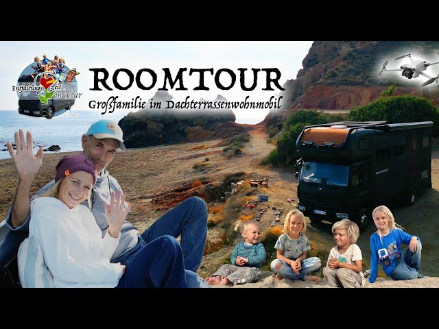 Roomtour - Großfamilie im Dachterrassenwohnmobil