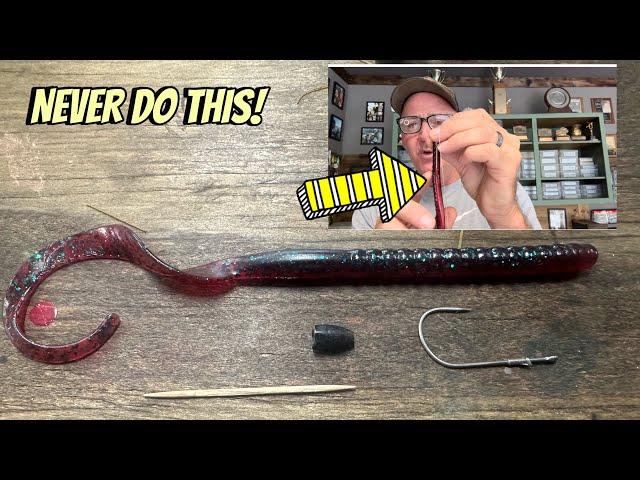 The New/Improved Way To Rig A Texas Rig…(Knot/Weight/Hook Position)