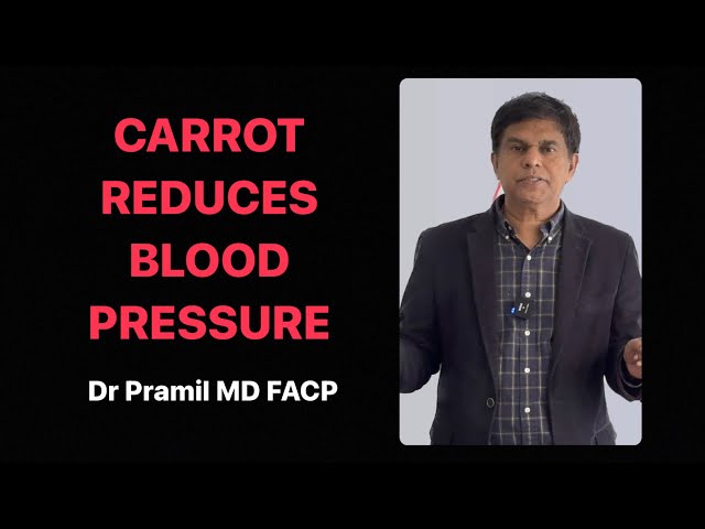 How does Carrot reduce Blood Pressure