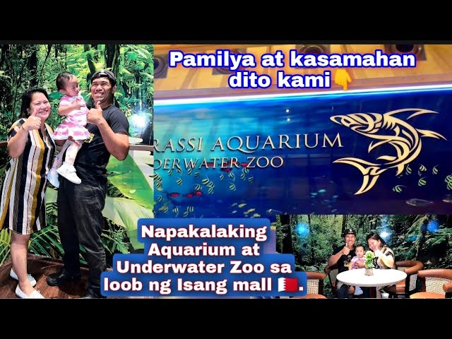 Napakalaking Aquarium at Underwater Zoo sa loob ng bagong bukas na Mall | first time namin w/ Family