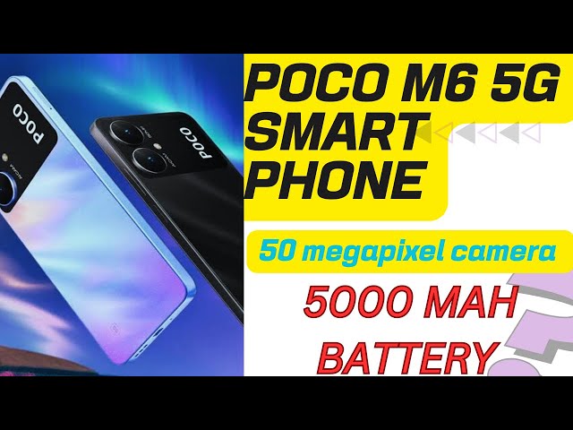 Poco M6 5G Smart phone: First look: Dimensity 6100+, PocoM6 5G Review 2024