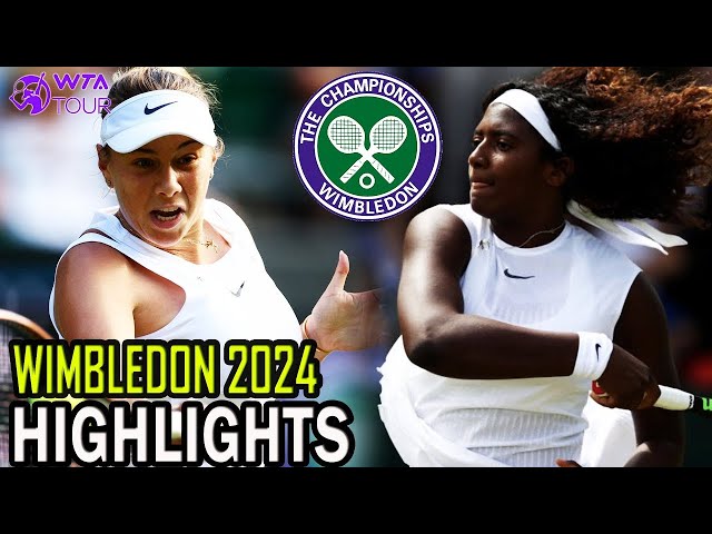 Amanda Anisimova vs Hailey Baptiste Highlights | Wimbledon