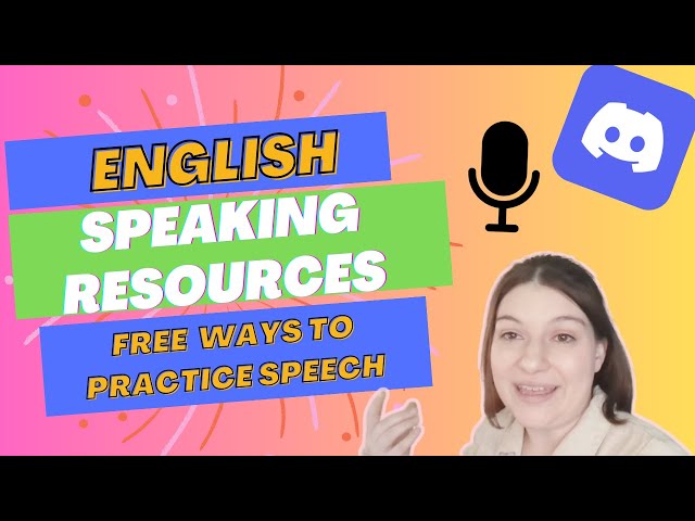 Speaking resources for English practice - Free speaking websites