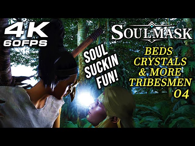 Soulmask: Beds, building & Tribesmen p4 RTX 4080 Gameplay 4k60fps