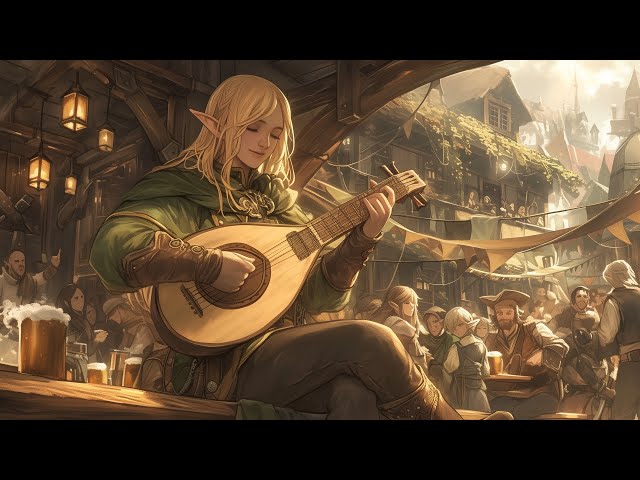 Relaxing Medieval Music - Fantasy Sleep Music, Bard/Tavern Ambience, Relaxing Music