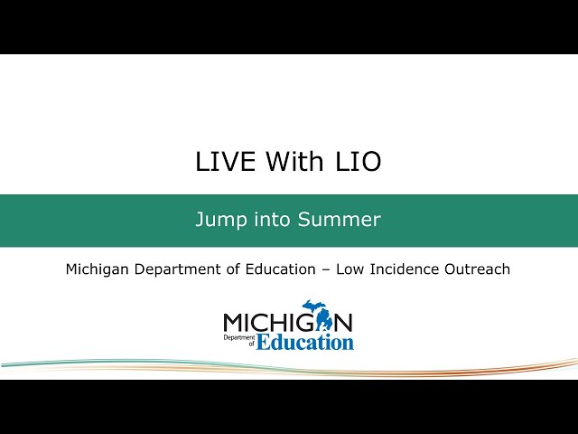 LIVE with LIO: Jump into Summer