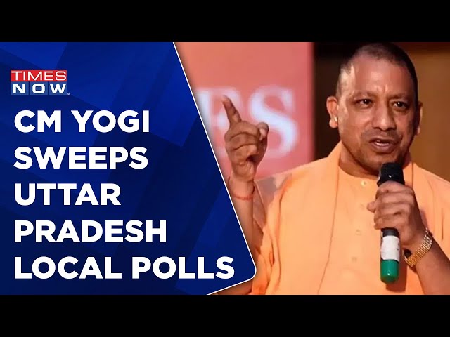 Uttar Pradesh Election: CM Yogi Sweeps UP Local Polls, Wins All 17 Mayoral Seats | English News