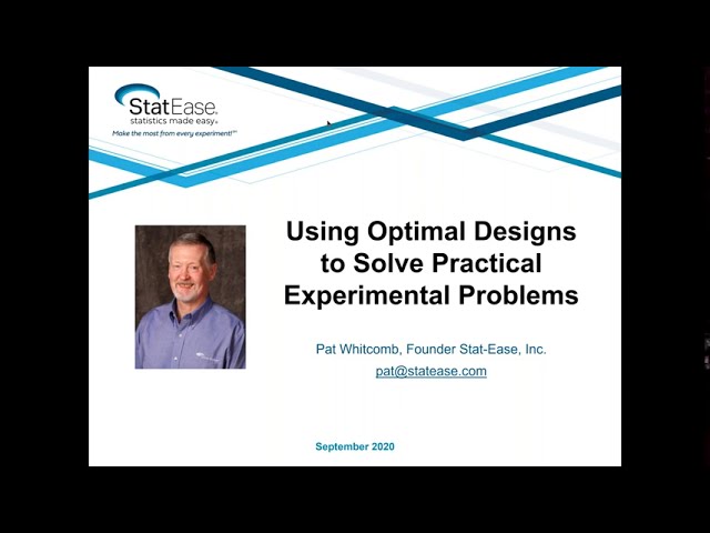 Using Optimal Designs to Solve Practical Experimental Problems