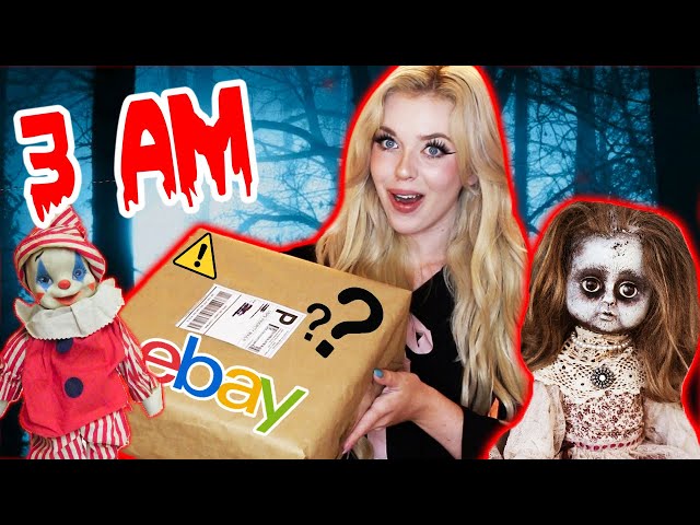DO NOT BUY & OPEN A HAUNTED MYSTERY BOX FROM EBAY AT 3AM...(**CURSED**)