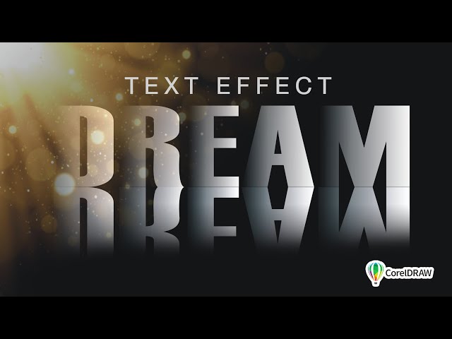 Learn How to Quickly do Text Shadow Effect in CorelDraw | Text Effect in CorelDraw