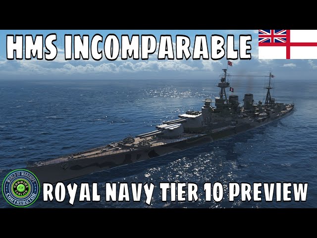 HMS Incomparable Royal Navy Battlecruisers World of Warships Wows