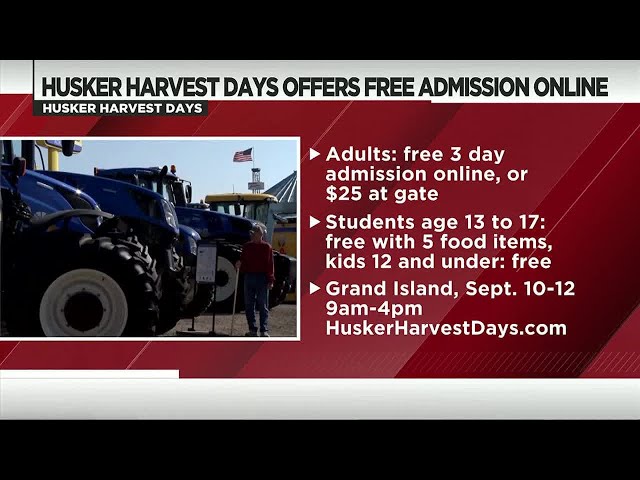 Husker Harvest Days introduces complimentary online registration for enhanced attendee experience