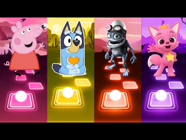 Peppa Pig Exe 🆚 Bluey Exe 🆚 Crazy Frog Exe 🆚 Pinkfong Exe | Who is Win 🏅🎯 #exe #fnf