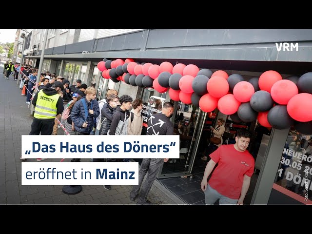 Imbiss-Eröffnung: Ansturm auf 1-Cent-Döner in Mainz