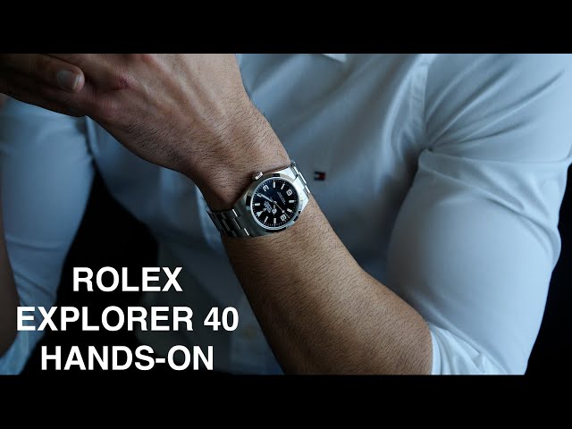 [4K] The All-New 2023 Rolex Explorer 40 Hands-On Review & Wrist Shots | Hafiz J Mehmood