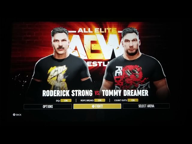 AEW: FIGHT FOREVER - Roderick Strong VS Tommy Dreamer