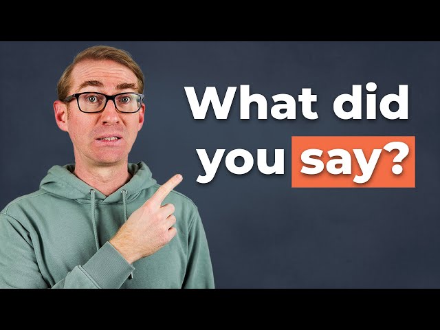 5 Speaking Mistakes to AVOID in English