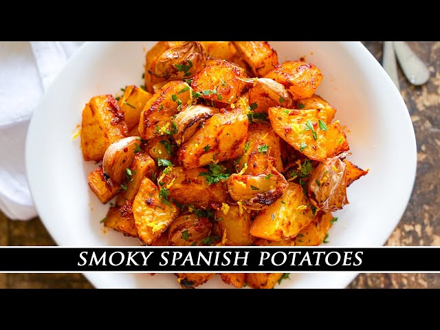 Mind-Blowing Smoky Spanish Potatoes with Garlic & Lemon