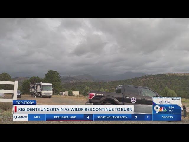 Residents uncertain as wildfires continue to burn in Ruidoso