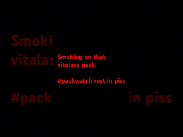 Smoking on that @Vitalasy pack