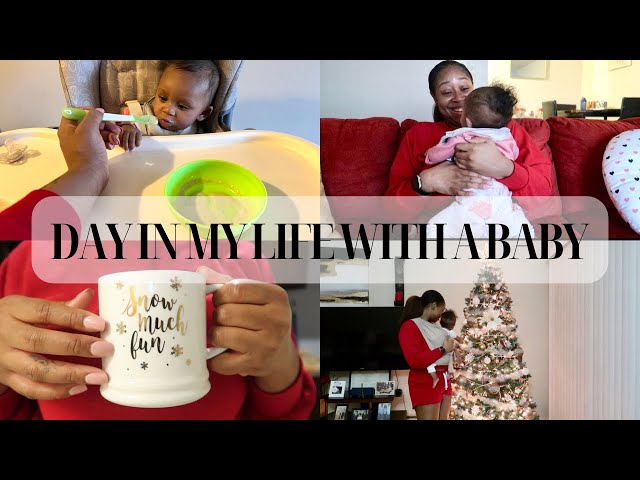 Mom Vlog: Baby’s First Solid Food + Decorating the Christmas Tree | Tee Marie