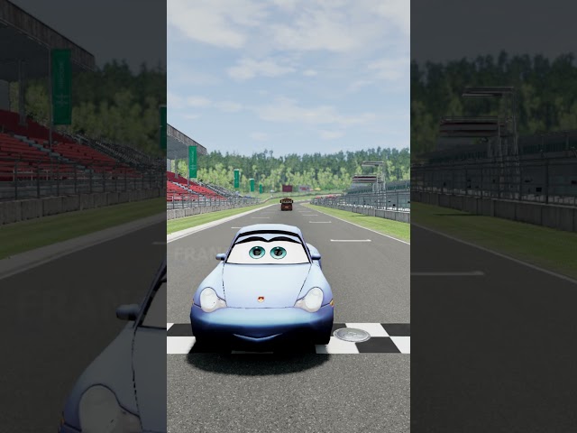 Pixar Cars Bollard Race – BeamNG.drive