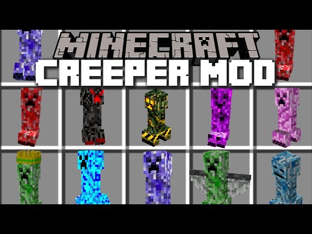 Minecraft CREEPER MOD / FIGHT AND SURVIVE THE BIG EVIL CREEPERS!! Minecraft