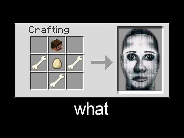 Minecraft wait what meme part 306 (Crafting Selene Delgado Nextbot)