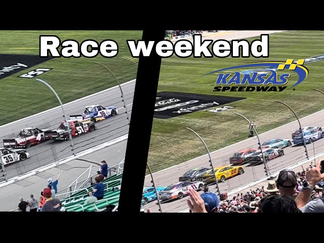 Nascar Race Weekend Vlog From Kansas Speedway!