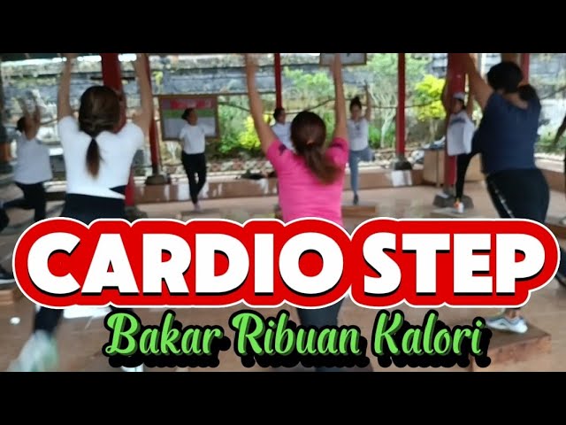 Workout Cardio Step | Bakar 1000 Kalori | Cepat Menurunkan Berat Badan | dalam 1 Minggu Lemak Kempes
