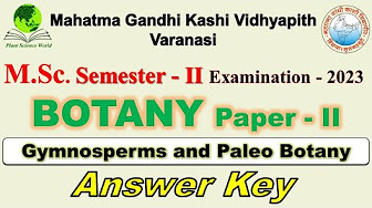 Examination Papers M.Sc. II Semester