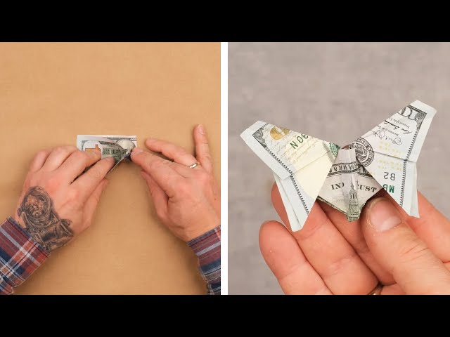 Origami with banknotes: How to fold a bill into a brilliant gift!