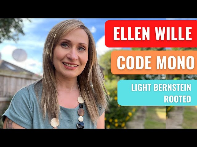 CODE MONO by Ellen Wille Hairpower collection | Light Bernstein Rooted 12.27.26 | #wigreview